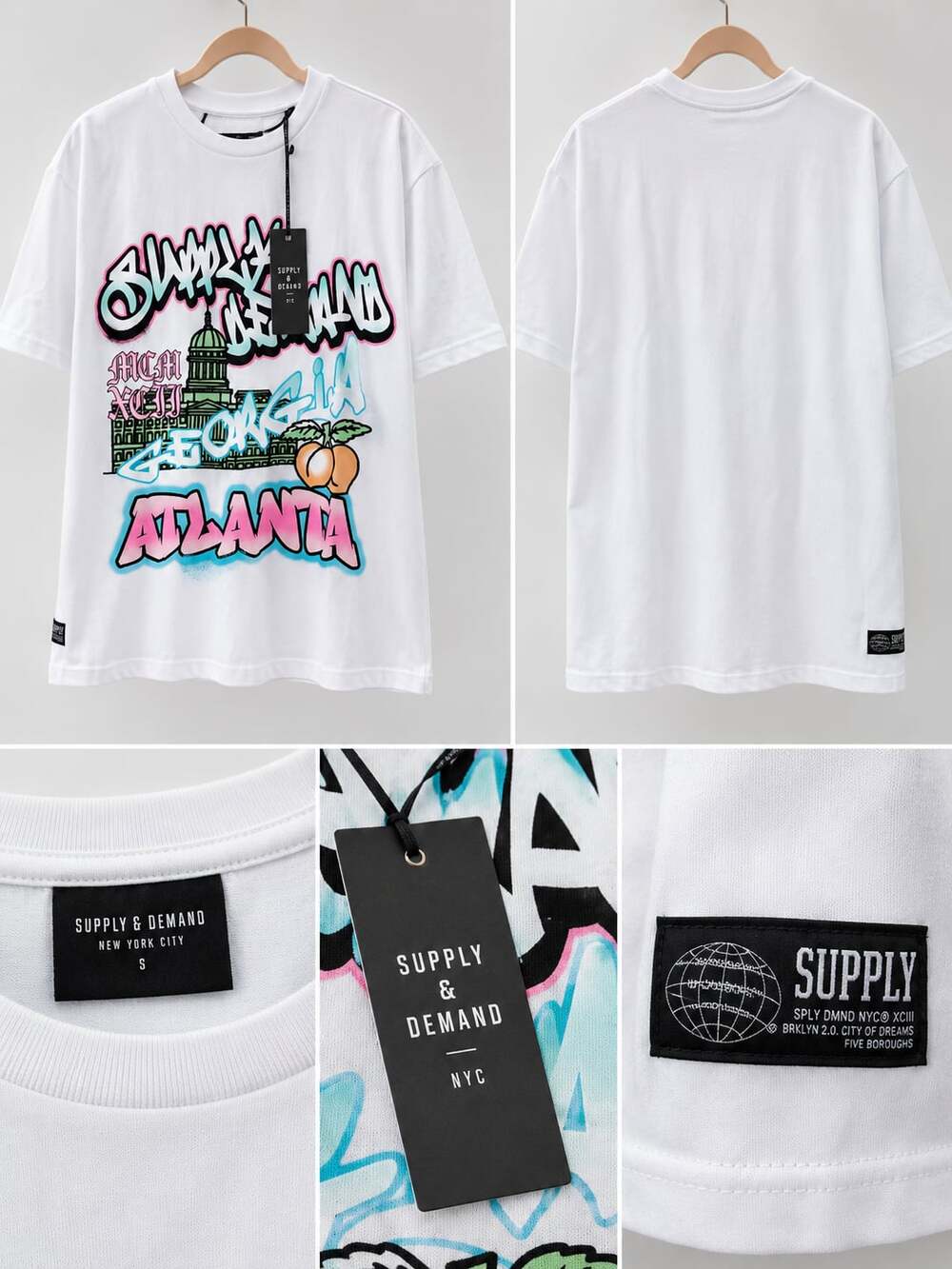 Supply & Demand Atlanta Georgia Graphic Print Short Sleeve T-Shirt